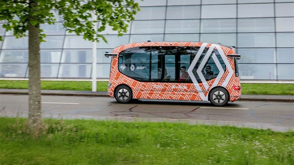 autonomous shuttle - Roland-Garros