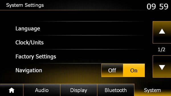 media nav evolution system version