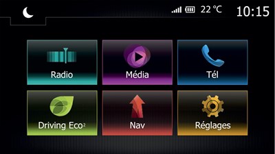 7-inch touch screen* - Renault Easy Connect