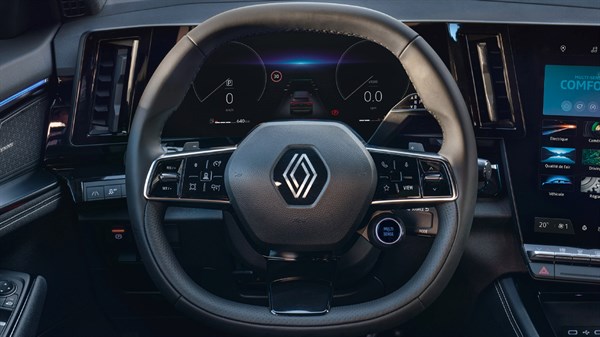 steering wheel, paddles and e-shifter gear lever, Austral