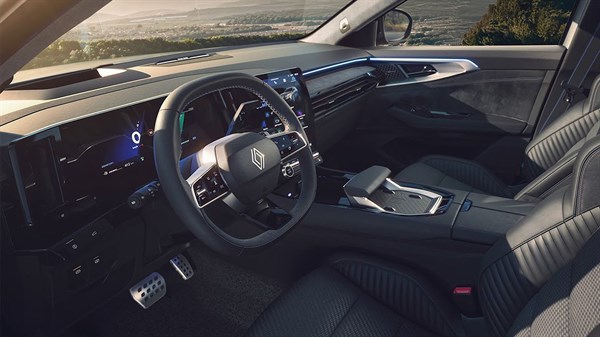 steering wheel and e-shifter - Austral full hybrid E-Tech - Renault