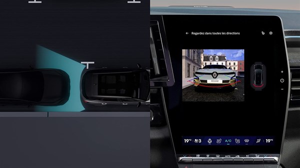 rear view camera - Austral full hybrid E-Tech - Renault