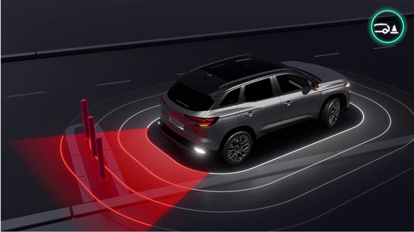 active emergency braking when reversing - Austral full hybrid E-Tech - Renault