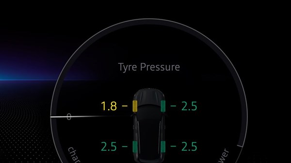 tyre pressure monitoring systems Megane E-tech