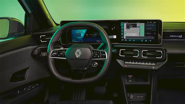 steering wheel and e-shifter - R4 E-Tech electric - Renault
