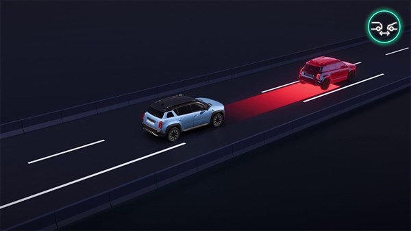 distance warning - R4 E-Tech electric - Renault