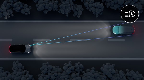 automatic high low beam - safety - Renault Austral E-Tech full hybrid