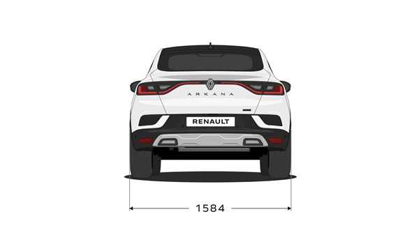 dimensions - modular design - Renault Arkana E-Tech full hybrid