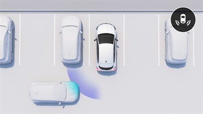 rear cross traffic alert - adas - Renault Clio E-Tech full hybrid