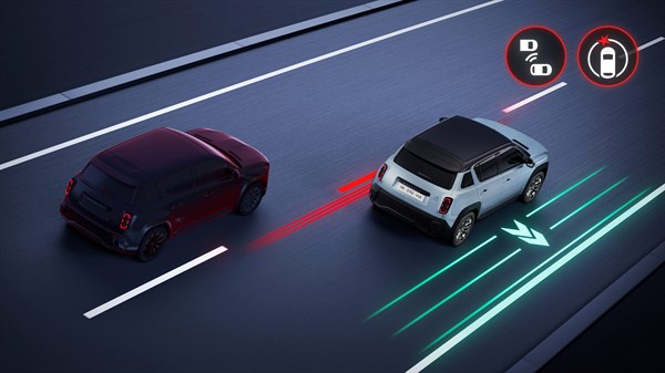 front and rear detection - Renault 4 E-Tech electric