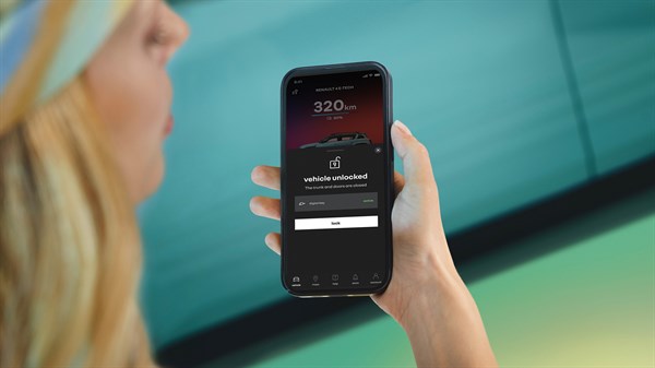 digital key - Renault 4 E-Tech electric