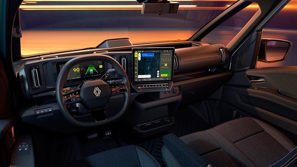 Renault Goelette E-Tech electric - robust dashboard