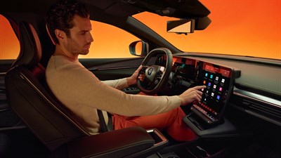 Renault Megane E-Tech electric - google built-in