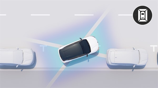 Renault Megane E-Tech electric - 360° around view monitor 3D