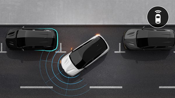 Renault Megane E-Tech electric - front park assist