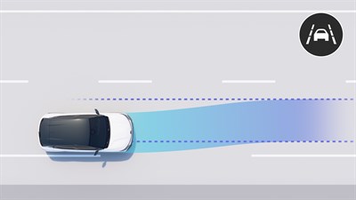 Renault Megane E-Tech electric - active lane keeping assist system
