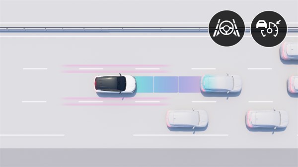 Renault Megane E-Tech electric - highway and traffic jam assist