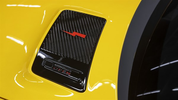 charging flap - Renault 5 E-Tech electric prototype