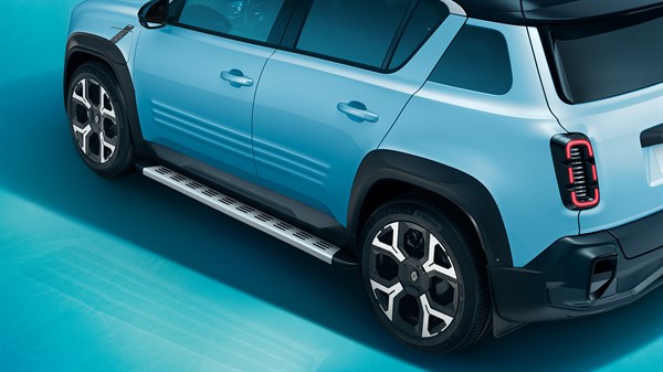 running boards and mudguards -Renault 4 E-Tech electric
