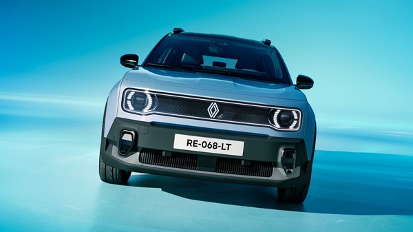 signature front grille - Renault 4 E-Tech electric