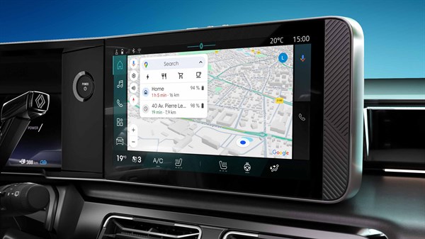navigation en temps réel Renault 4 E-Tech électrique