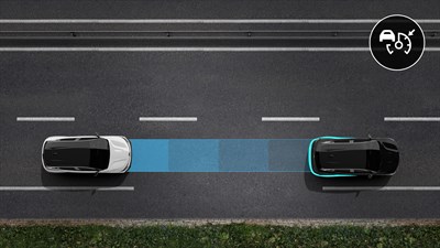 Renault Megane E-Tech electric - intelligent adaptive cruise control