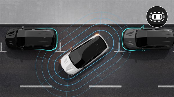 Renault Megane E-Tech electric - 360° around view monitor 3D