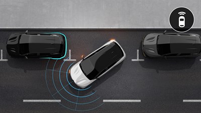 Renault Megane E-Tech electric - front park assistt