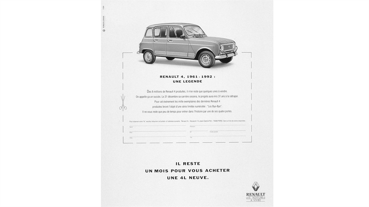 Renault 4 - byebye - Liberation