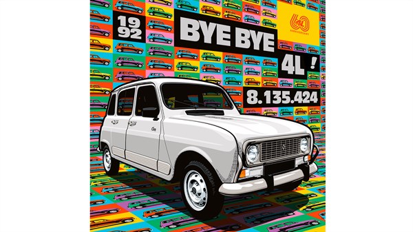 Renault 4 - illustrations - 60 years