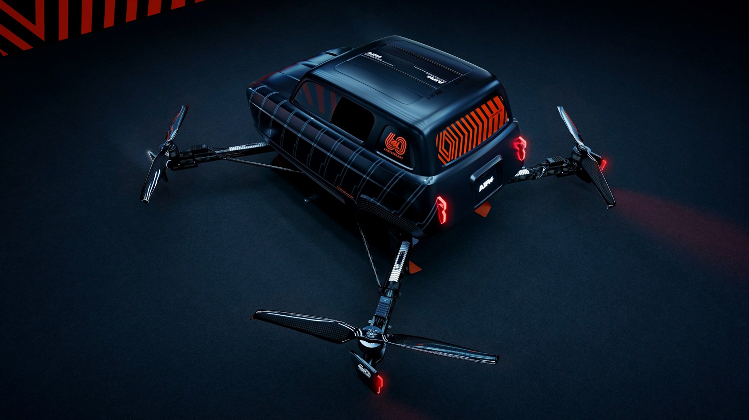 Renault and Thearsenale unveil AIR4: where we're going, we don't need roads